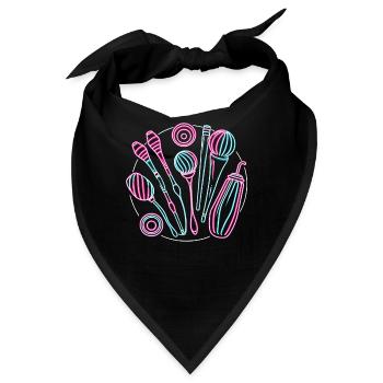 Jonglierkeulen Bälle Jongleur Jongleur Jongleur - Bandana - Schwarz - Vorne