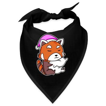Westlicher Kleiner Panda - Bandana - Schwarz - Vorne