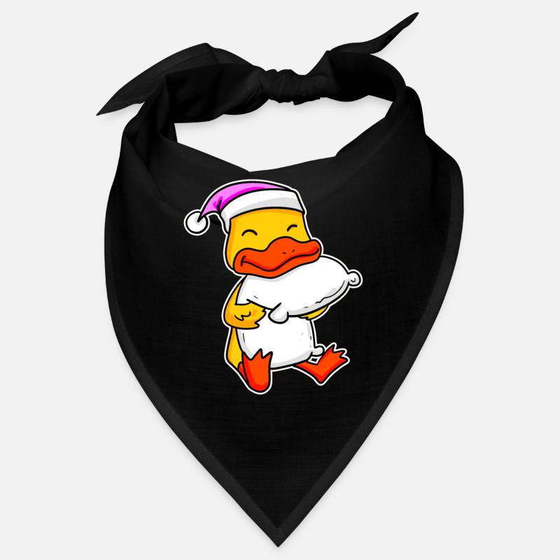 Ente Müde Ausschlafen Schlafen Mädchen Bandana