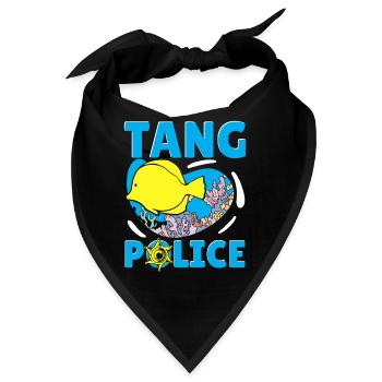 Lustiges Tang-Fisch-Geschenk - Bandana - Schwarz - Vorne