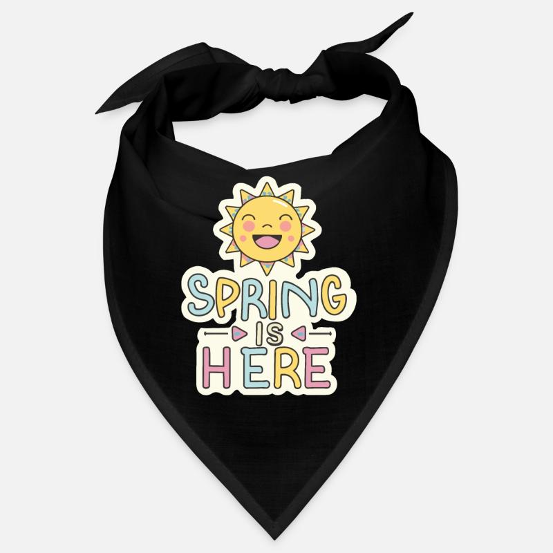 Spring Spring is here sun flowers Bandana