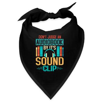 Audiobook Adventures: Listen Beyond the Clip - Bandana - Schwarz - Vorne