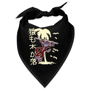 Japanese kawaii anime Sprüche - Bandana - Schwarz - Vorne