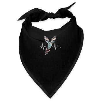Wellensittich - Bandana - Schwarz - Vorne