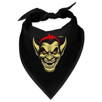 Cooler und böser Goblin - Bandana - Schwarz - Vorne