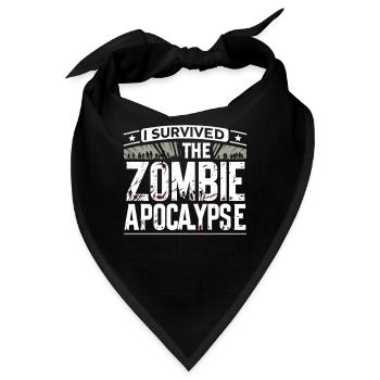 Horrorfilm-fan Zombie-horror Klassischer - Bandana - Schwarz - Vorne