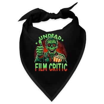 Horrorfilm-fan Zombie-horror Klassischer - Bandana - Schwarz - Vorne