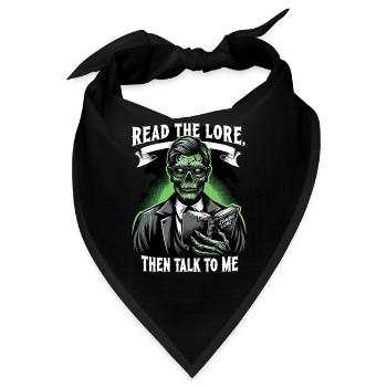 Horrorfilm-fan Zombie-horror Klassischer - Bandana - Schwarz - Vorne