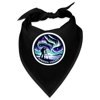 Polarlicht-aurora-verfolger Alaska Wilderness - Bandana - Schwarz - Vorne