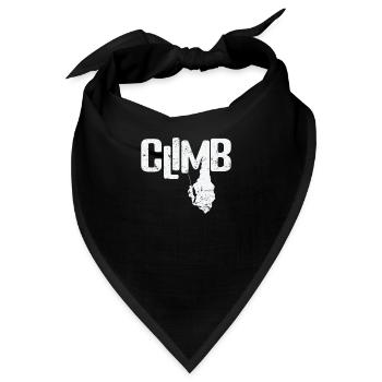 Climb Bouldern - Bandana - Schwarz - Vorne