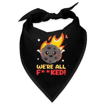 Meteor-Asteroid: Wir sind alle verdammt! Unterhaltend - Bandana - Schwarz - Vorne