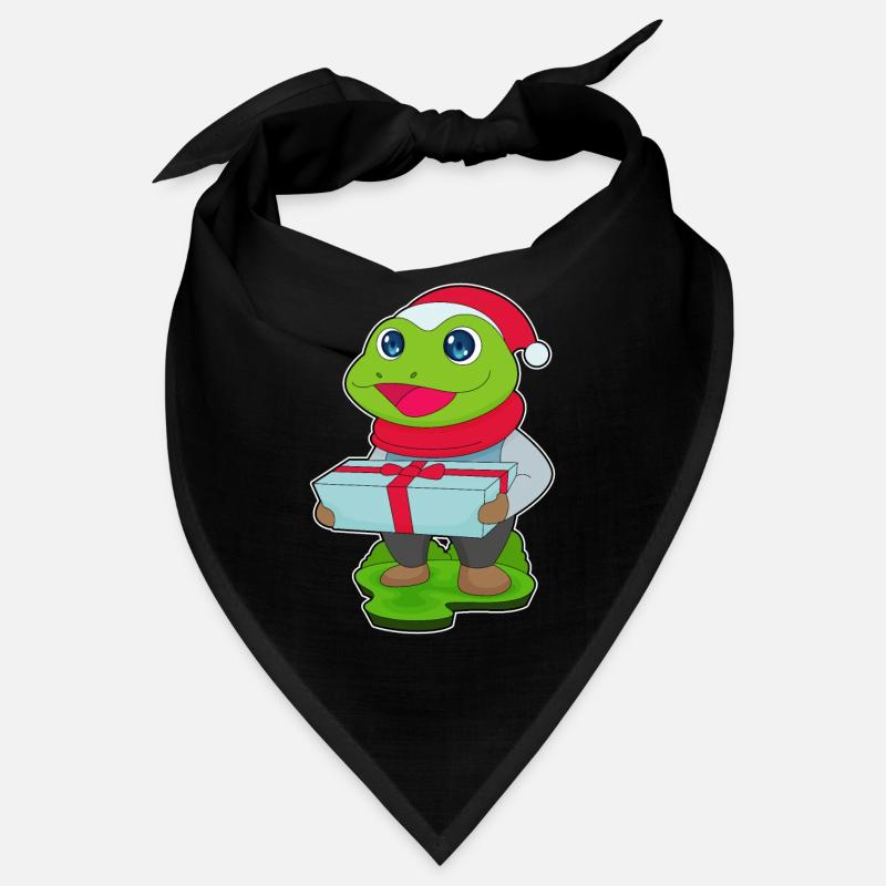 Frog Christmas Package Bandana