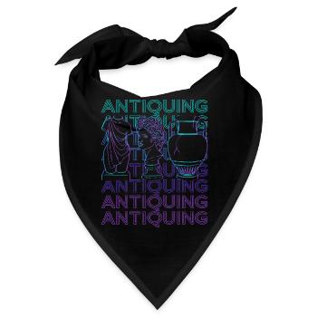Antiquitäten Antiquitätensammler Antiquitäten Junk - Bandana - Schwarz - Vorne