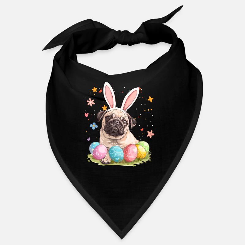 Oeufs de Pâques Carlin Chasse jour de Pâques Bandana