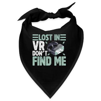 Virtual Reality VR Gamer Funnz - Bandana - Schwarz - Vorne