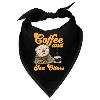 Seeotter - Bandana - Schwarz - Vorne