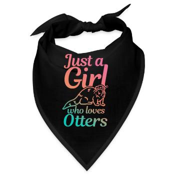 Otter - Bandana - Schwarz - Vorne