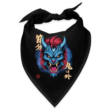 Yeti Blue Oni - Bandana - Schwarz - Vorne
