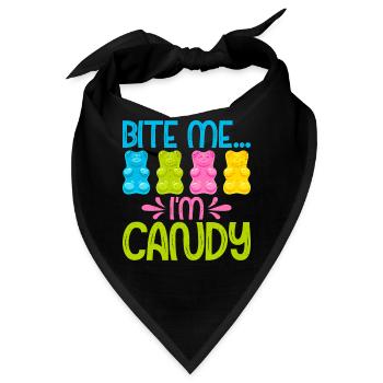 Candy Gift - Bandana - Schwarz - Vorne