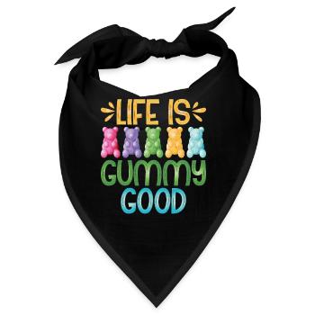 Candy Gift - Bandana - Schwarz - Vorne