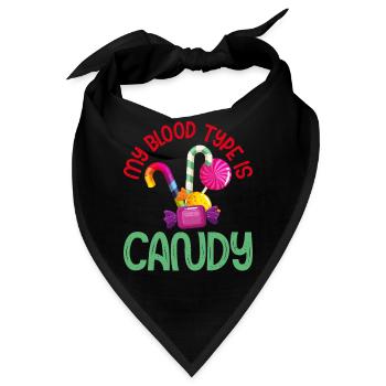 Candy Gift - Bandana - Schwarz - Vorne