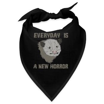Opossum lustiges Opossum Opossum - Bandana - Schwarz - Vorne