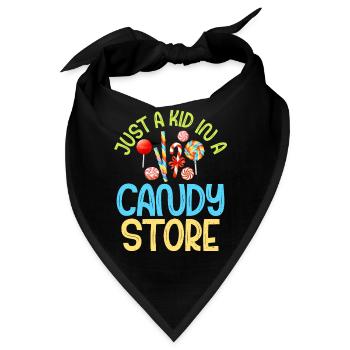 Candy Gift - Bandana - Schwarz - Vorne