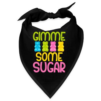 Candy Gift - Bandana - Schwarz - Vorne