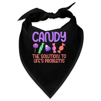 Candy Gift - Bandana - Schwarz - Vorne