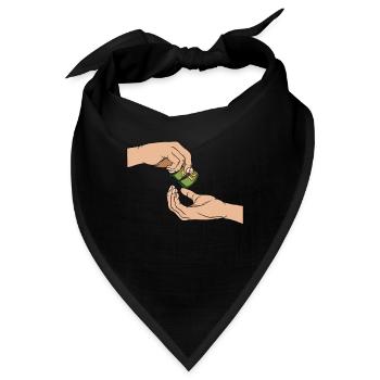 Steuerzahler Finanzamt Steuer zahlen - Bandana - Schwarz - Vorne