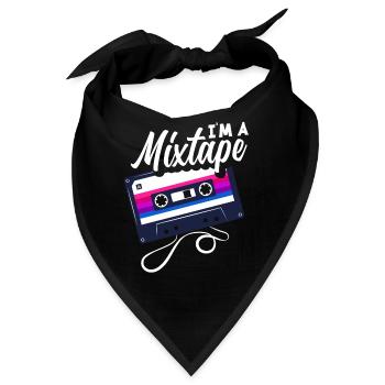Bisexuell Mixtape - Bandana - Schwarz - Vorne