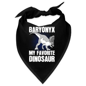 Prähistorischer Dinosaurier Dinosaurier - Bandana - Schwarz - Vorne