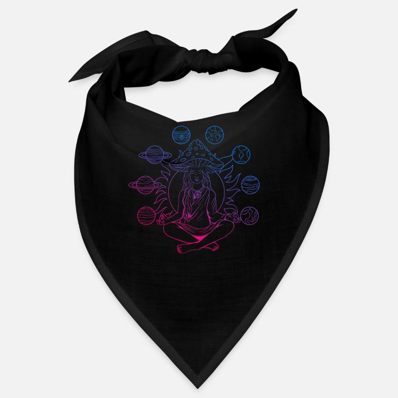 Champignons hippies champignons Tête de champignon psychédélique Bandana