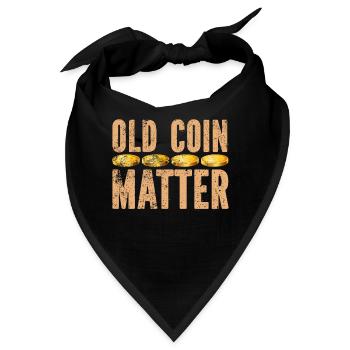Münzsammler Numismatik Die Münzen Sammeln - Bandana - Schwarz - Vorne