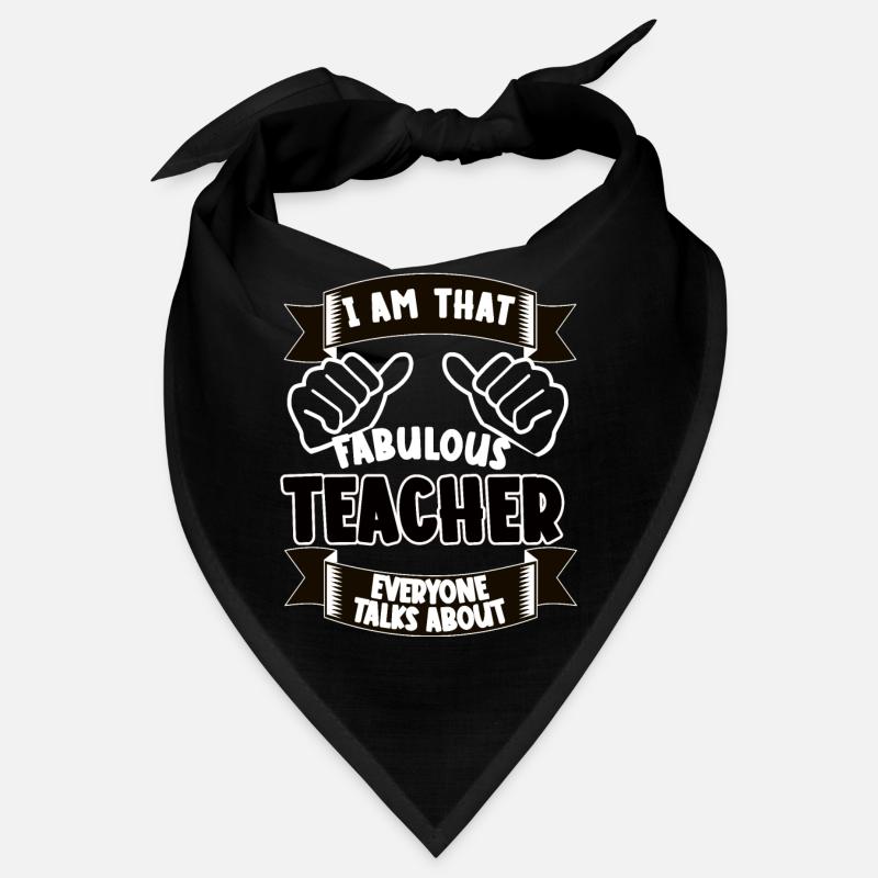 Teacher Funny Saying Gift Educator Bandana