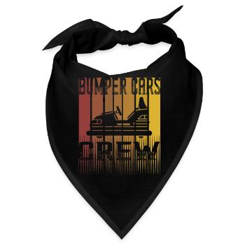 Freizeitpark Kirmes Rummel Autoscooter - Bandana - Schwarz - Vorne