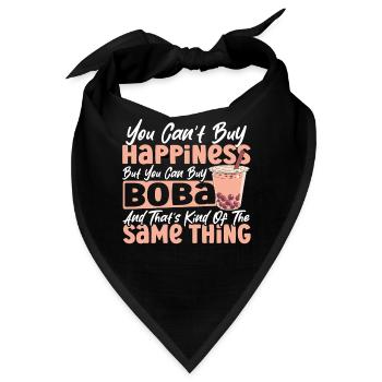 Oolong Tee Tee Latte Boba Tee - Bandana - Schwarz - Vorne
