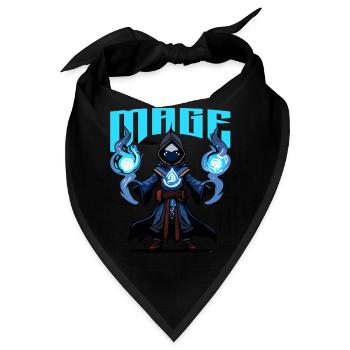 Magier - Bandana - Schwarz - Vorne