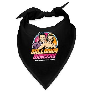 Ballroom Dance Ballroom Dancers Have Latin Dance - Bandana - Schwarz - Vorne