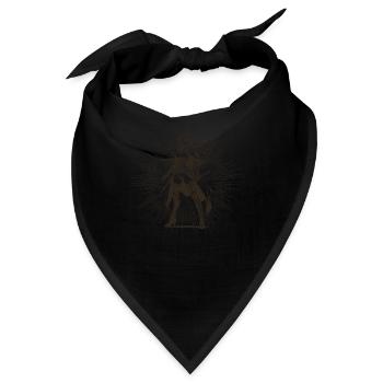 Weibliche Elfen - Bandana - Schwarz - Vorne