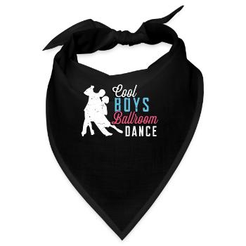 Ballroom Dance Cool Boys Ballroom Dance Dancing - Bandana - Schwarz - Vorne