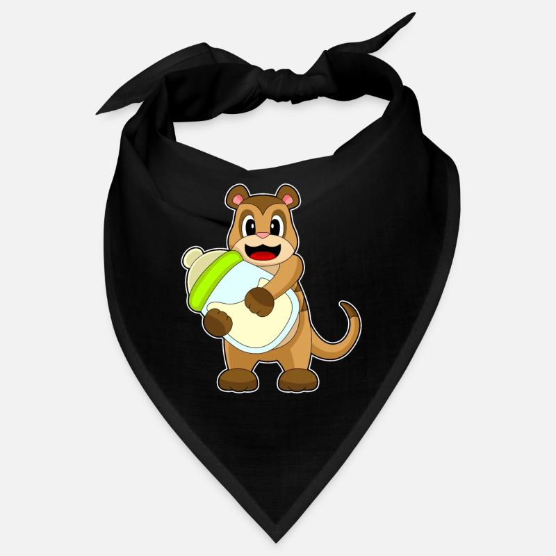 Suricate biberon de lait pour bébé Bandana