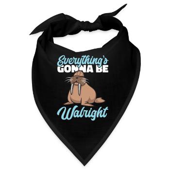 Walross - Bandana - Schwarz - Vorne