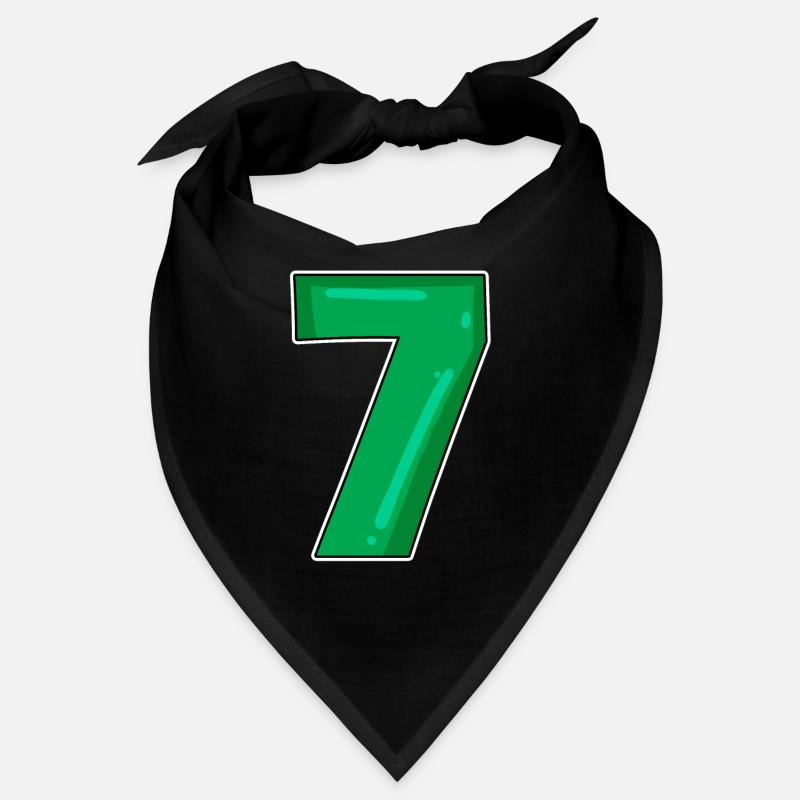 7 Numéro vert Bandana