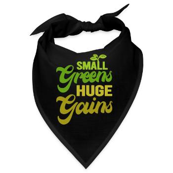 Urban Gardener Männer Frauen Microgreens - Bandana - Schwarz - Vorne