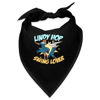 Swing Dance Lindy Hop Swing Music Swing Dancer - Bandana - Schwarz - Vorne