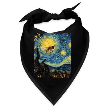 Bumblebee Sternenhemd Pollinator - Bandana - Schwarz - Vorne