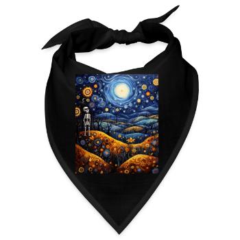 Dia de los Muertos Sternenhemd - Bandana - Schwarz - Vorne