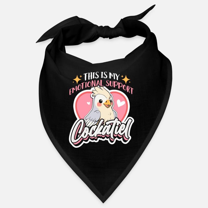 Calopsitte C’est mon soutien émotionnel Amoureux des oiseaux Bandana