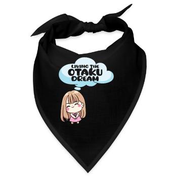 Anime Manga Traumwolke - Bandana - Schwarz - Vorne